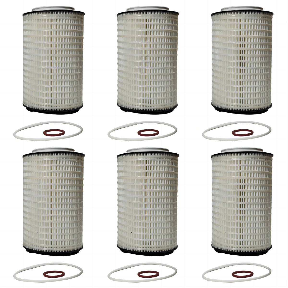6X P551088 Lube Oil Filter Cartridge for MaxxForce 11 13 Engine 380936 LF17549
