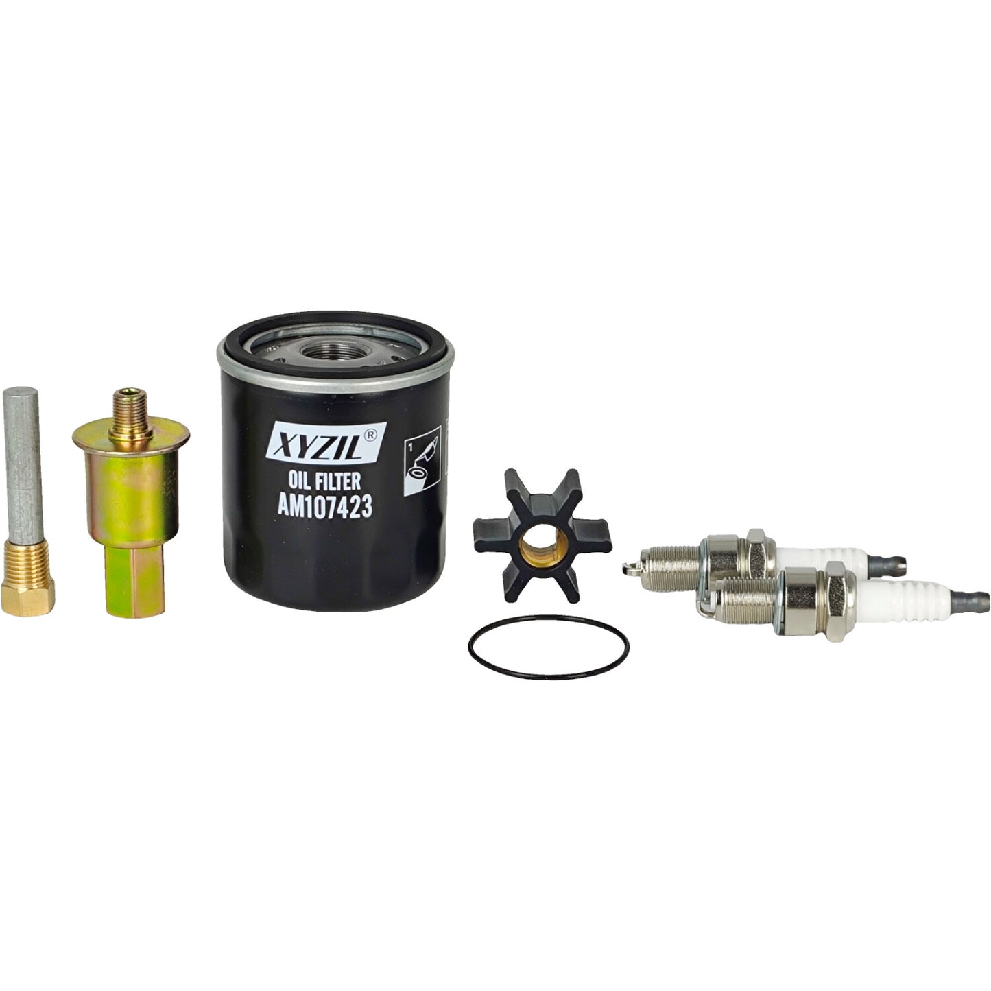 Maintenance Service Kit w/ Spark Plug & Fuel Filter for Kohler Marine 6EF