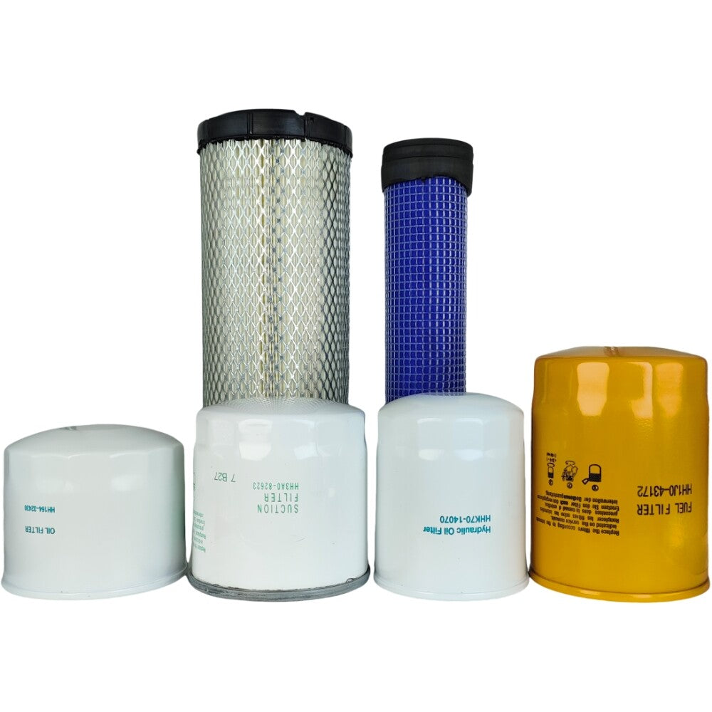 Air Fuel Hydrostat Oil Hydraulic Filter Kit Fit for Kubota L3301 HST L3901 HST