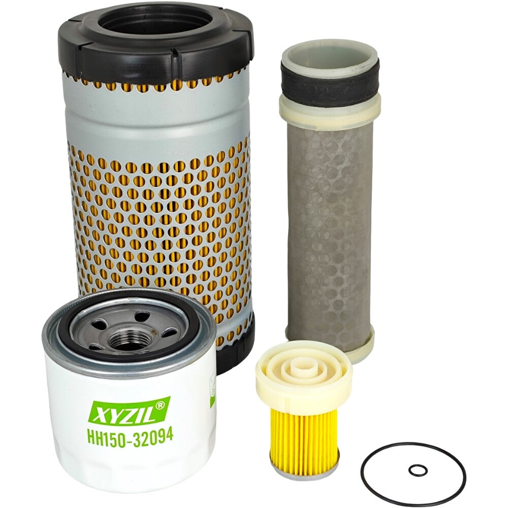 Oil Fuel Air Filter Kit Fit for Kubota RTV-X1100C RTV-X1140R RTV-X1120D Engine