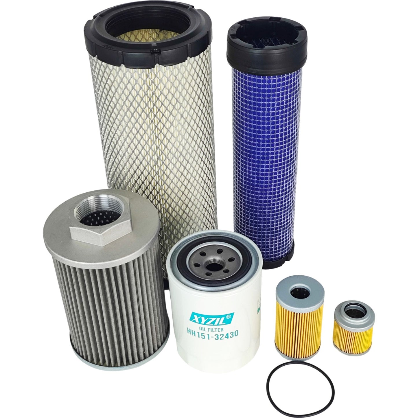 Maintenance Filter Kit Fit for Kubota KX121-3 Mini Excavator Oil Filter Service