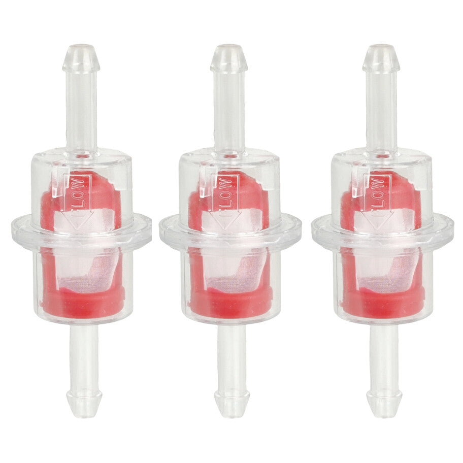 1/4” 5/16" Inline Fuel Filter Fit for Honda Big Red 200 250 ATC 700 MUV 0510-335