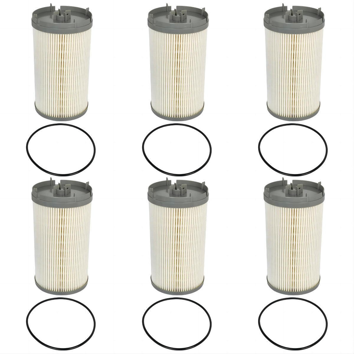 6X Fuel Filter K37-1004 for Peterbilt 579 389 Paccar MX13 PF9928 PFF61653