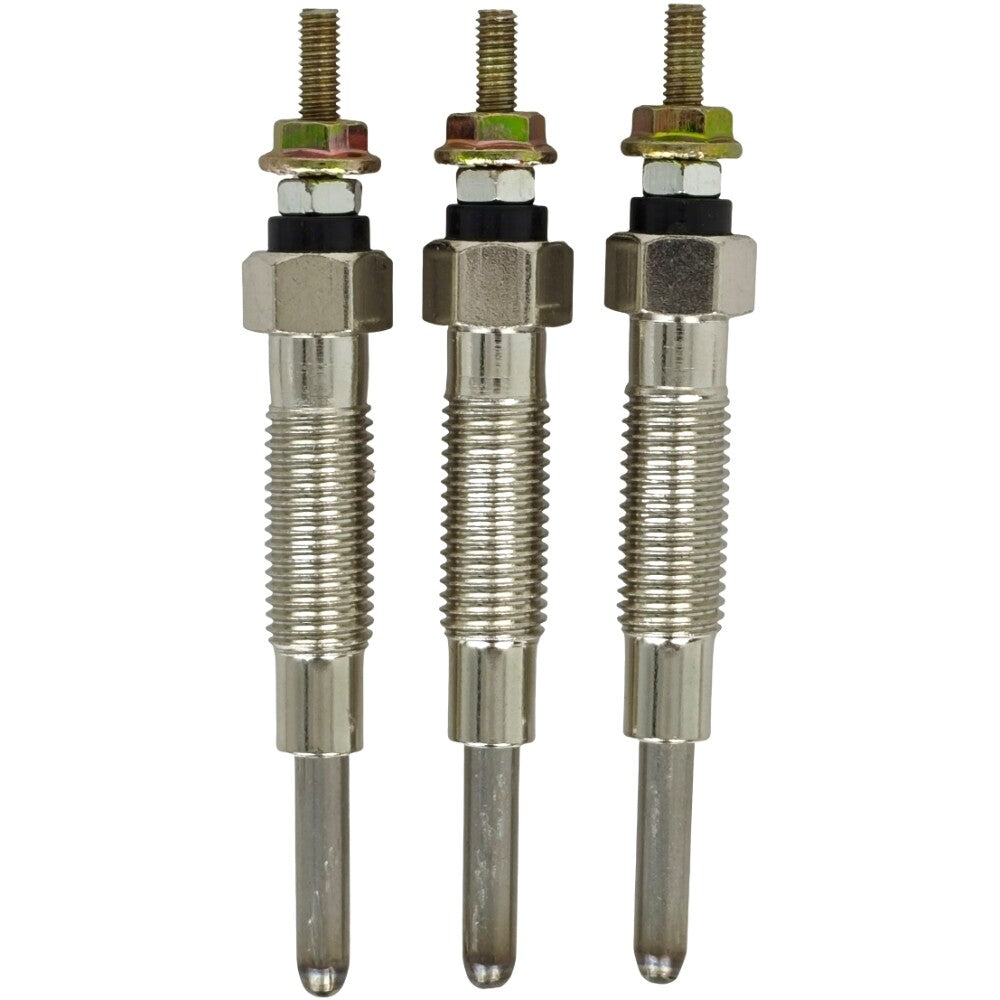 3X Glow Plug MM401621 MM40162101 for Iseki Tractor TX1300 TX2140 TX2160 TX1500