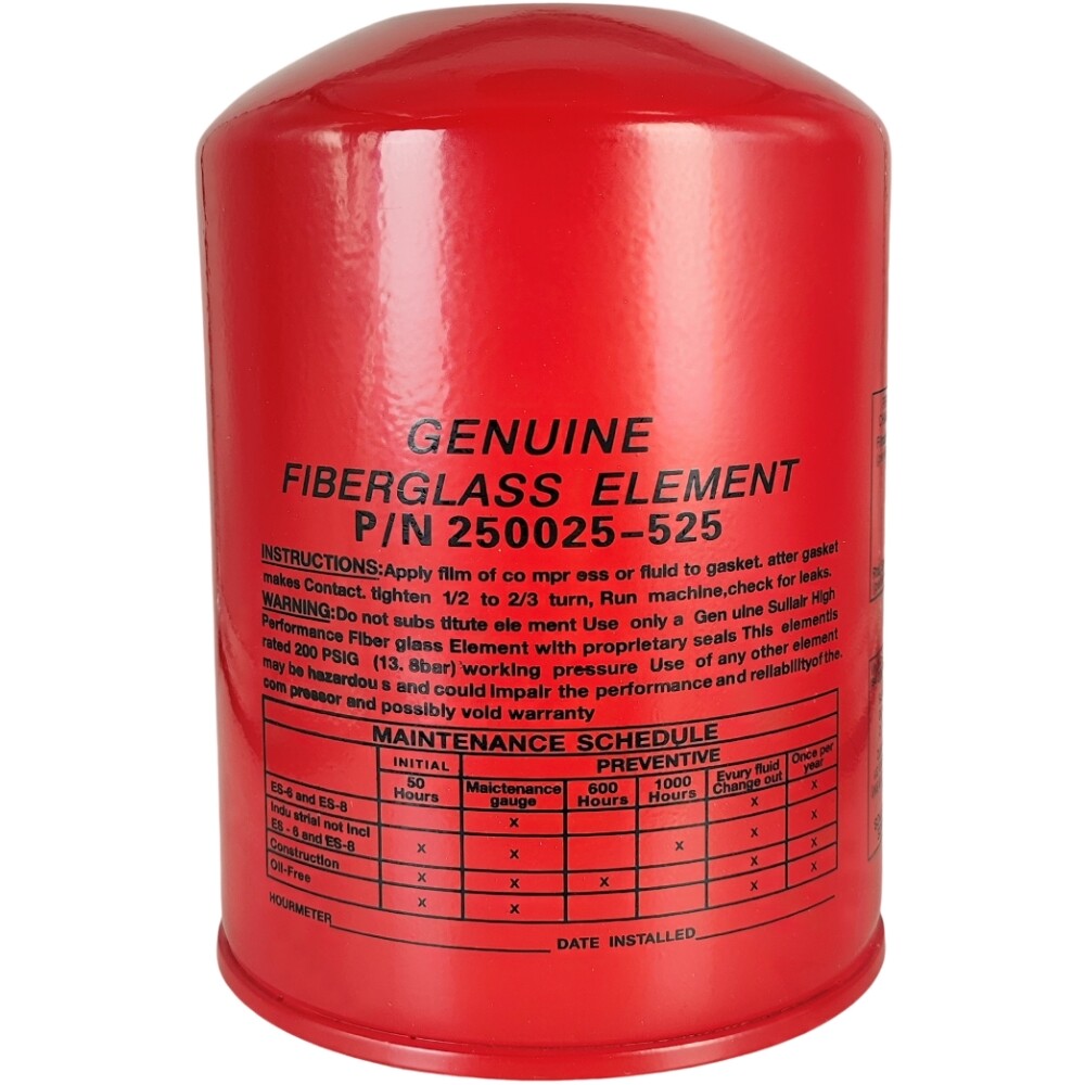 Air Compressor Hydraulic Oil Filter 250025-525 for Sullair 51676 P176324 HF35008