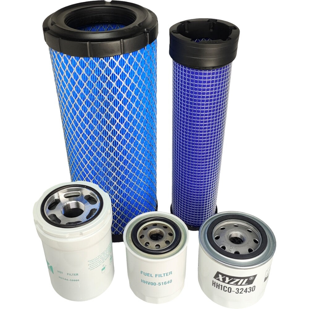 Filter Kit for Kubota SVL75-2 (SN 26158 & Above) Skid Steer Loader