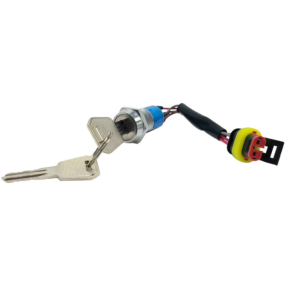 Ignition Switch Start Key 1220-520002-AC for Big Joe Electric Forklift E30 EZ30