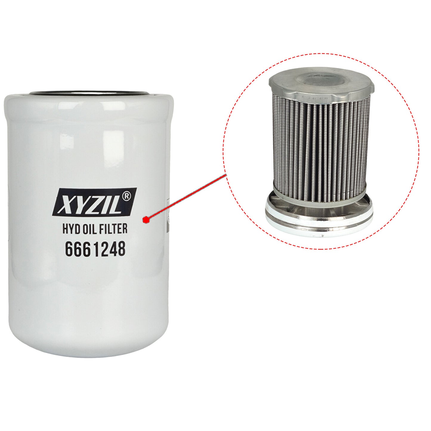 Air Hydraulic Oil Filter Kit Fit for Bobcat S130 S150 S160 S175 S185 S205 T140