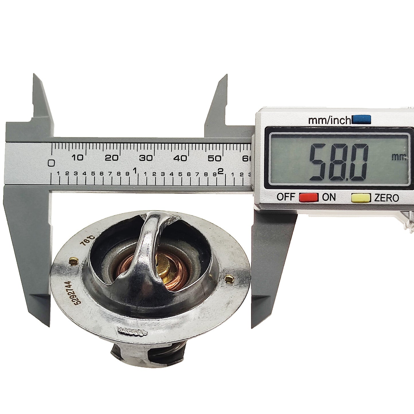 76℃ 168.8℉ 5292744 Thermostat for 5.9L 24V Cummins Dodge 03-07 Ram 2500 3500