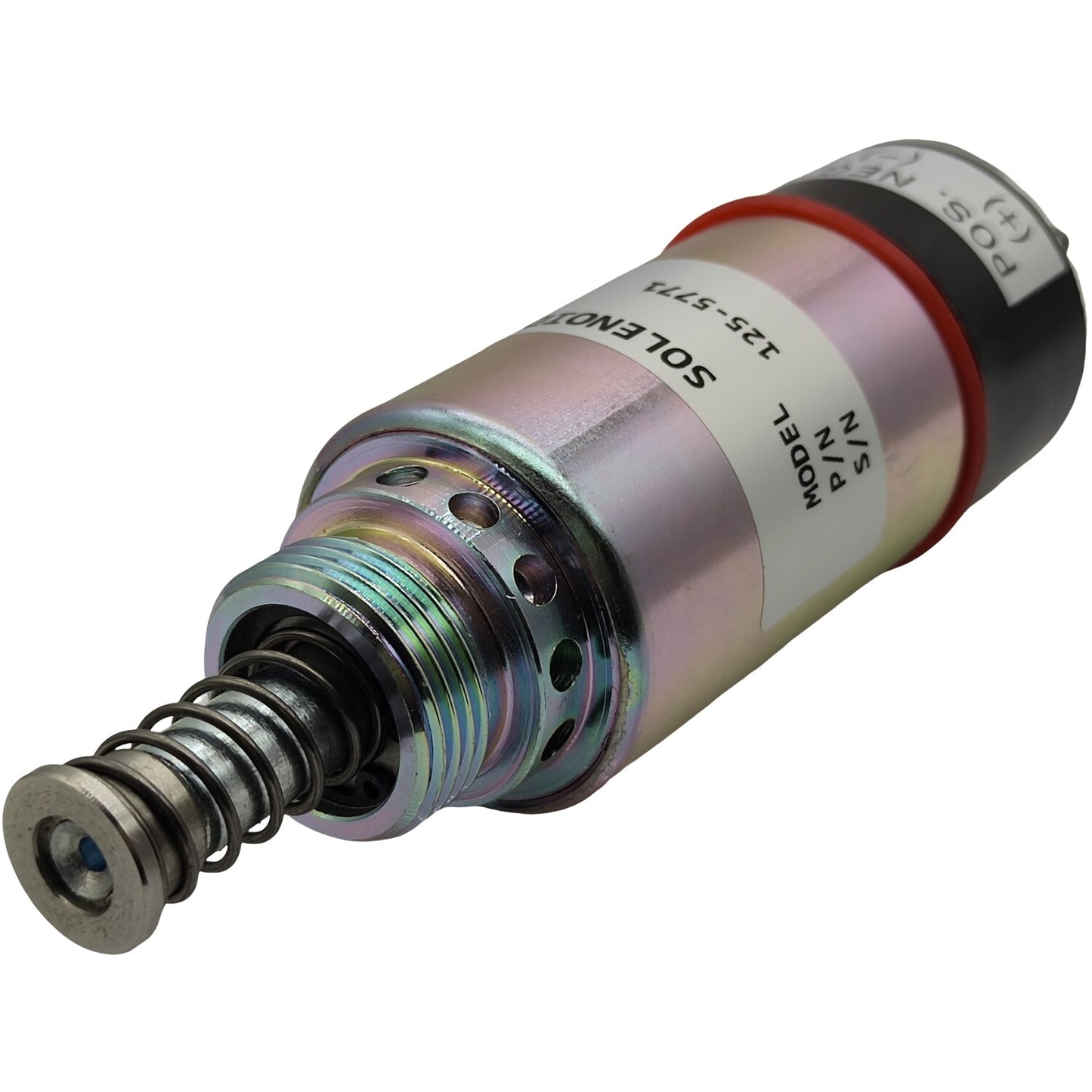 125-5771 Fuel Shutoff Solenoid Fit for Caterpillar CAT 3114 3116 3126 Engine 12V