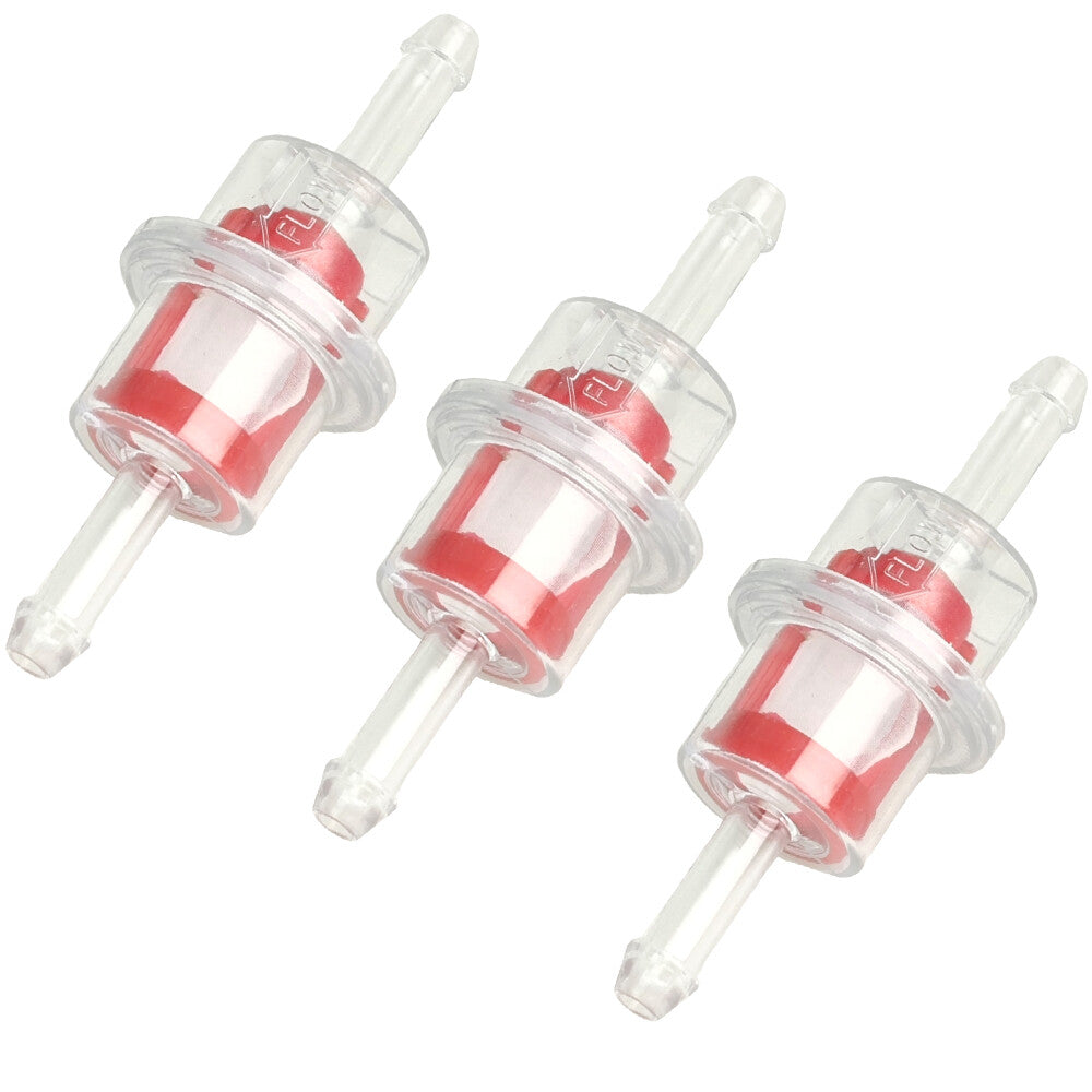 1/4” 5/16" Inline Fuel Filter Fit for Honda Big Red 200 250 ATC 700 MUV 0510-335