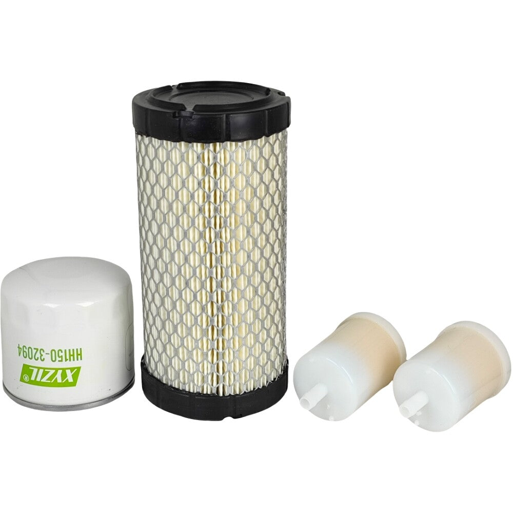 Engine Oil Fuel Air Filter Kit for Kubota ZD28 BX2200 BX2660 Tractor