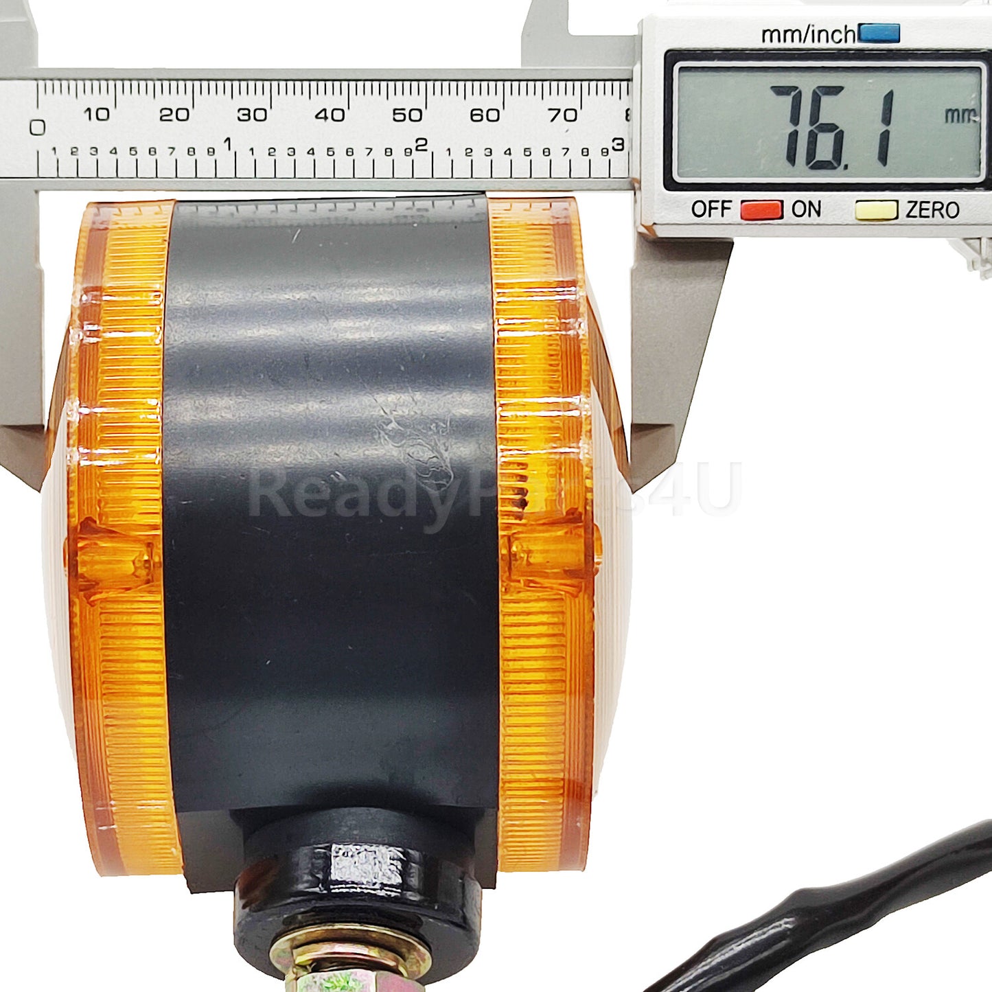 2X Hazard Lamp Fit for Kubota L3901H L4400DT L4400F L4400H L4600DT L4600F L4600H