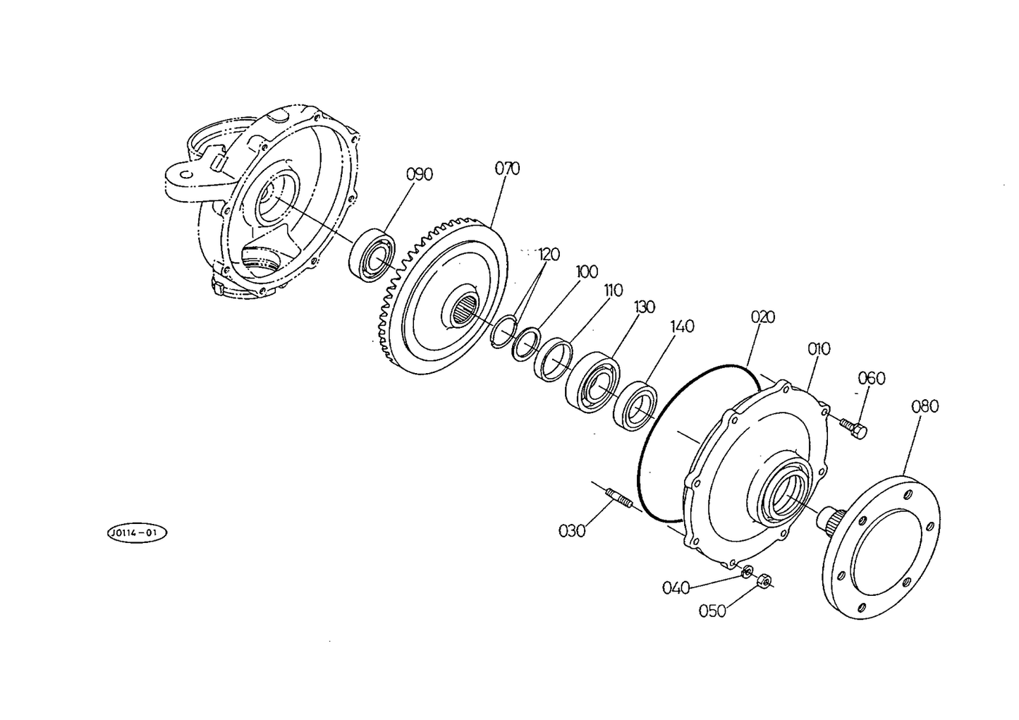 M9000 Front Axle Oil Seal Fit for Kubota M9000DT M9000DTHS M9000DTHSC M9000DTL