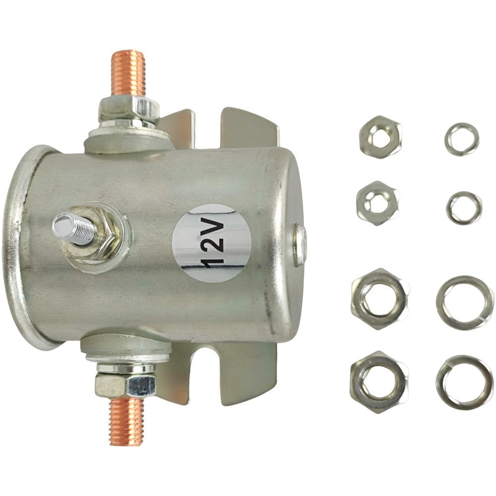12V 200A 3-Terminal Heavy Duty Continuous Solenoid Relay for Golf Carts Marine