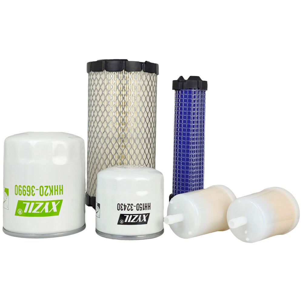 77700-03362 Oil Fuel Air Hydraulic Filter Kit Fit for Kubota BX23S BX1880 BX2380