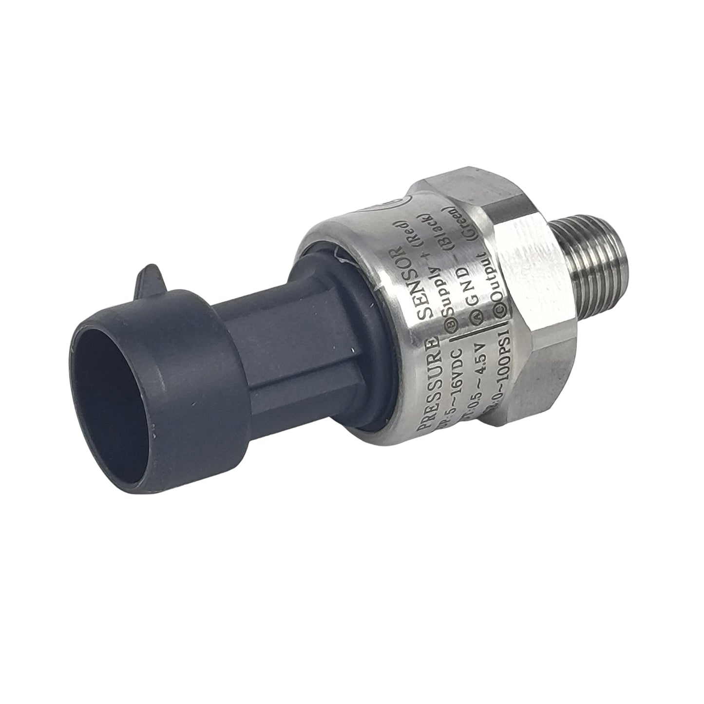 100 PSI Pressure Sensor Fuel Oil Coolant Pressure for EFI Data Logging 7990100