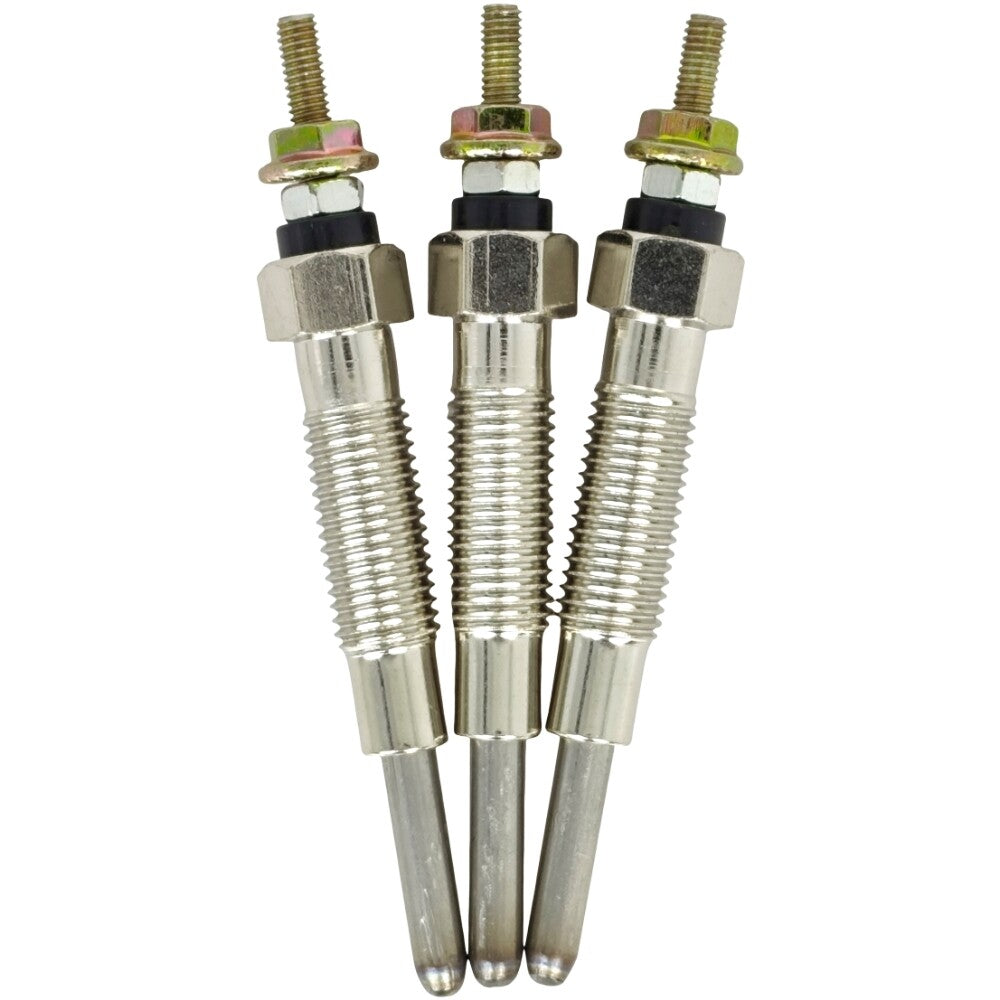 3X Glow Plug MM401621 MM40162101 for Iseki Tractor TX1300 TX2140 TX2160 TX1500