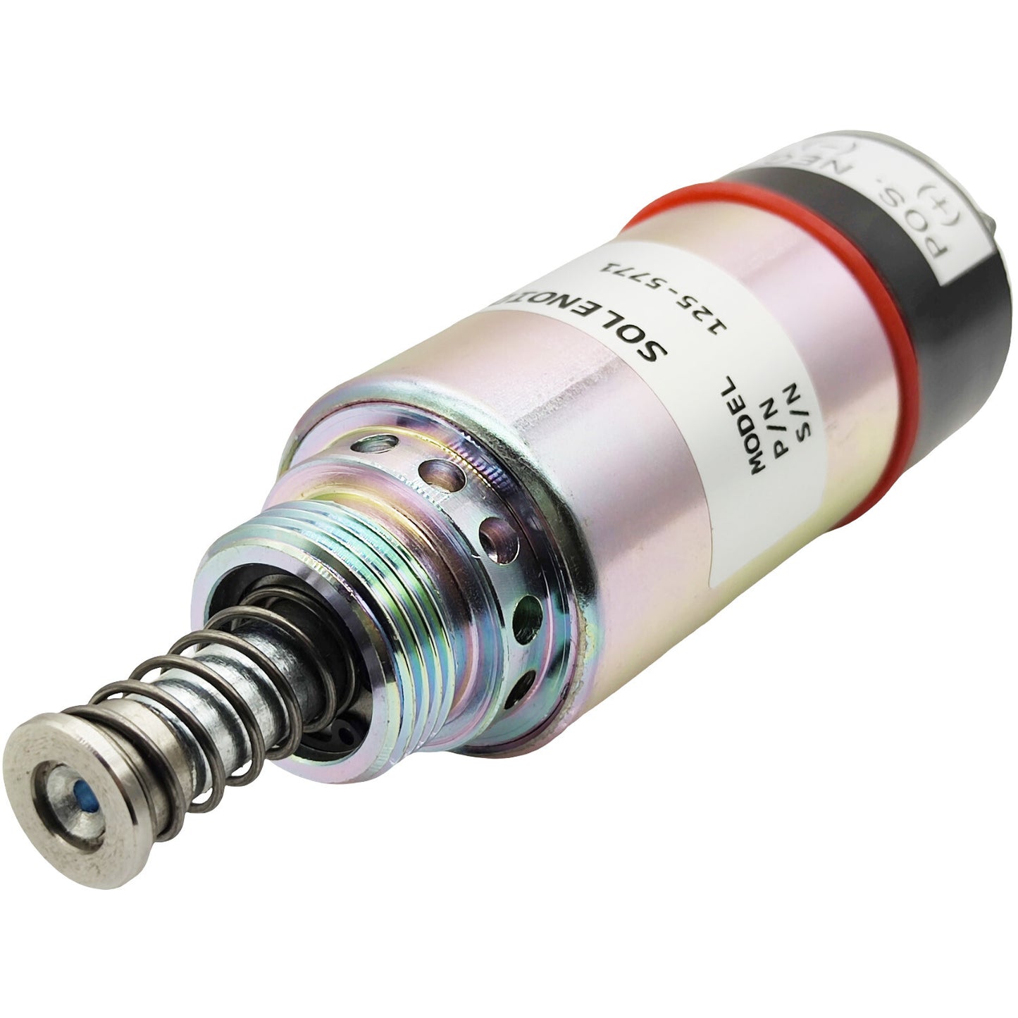 12V Fuel Shutoff Solenoid for Caterpillar Asphalt Paver AP-1000 AP-1050 9X-5312