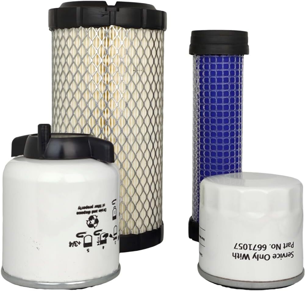 6671057 Air Fuel Engine Oil Filter Kit Fit for Bobcat 6667352 6673752 6673753