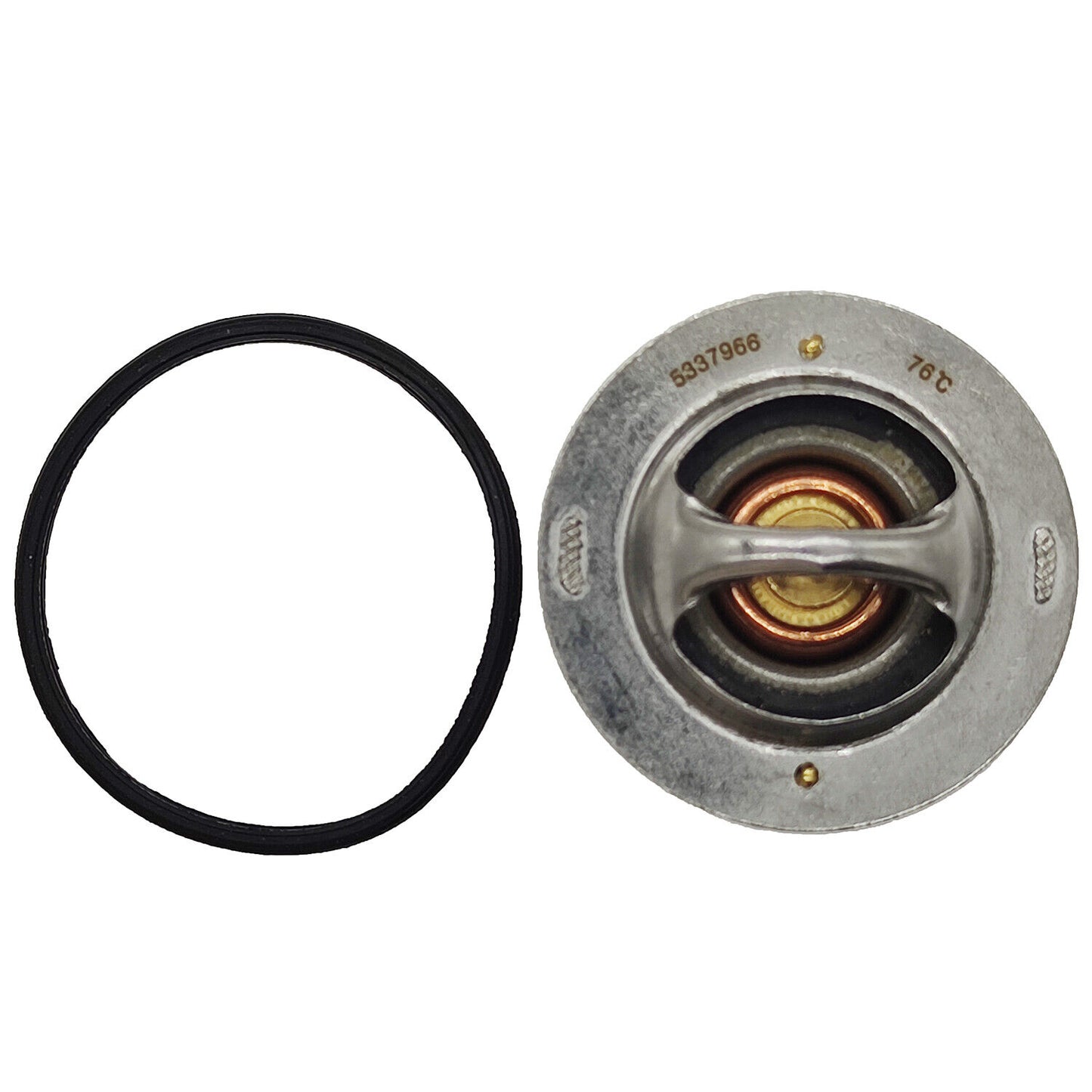 76℃ 168.8℉ Thermostat 5337966 with O-Ring Seal for 98.5-02 Cummins 5.9 24V ISB