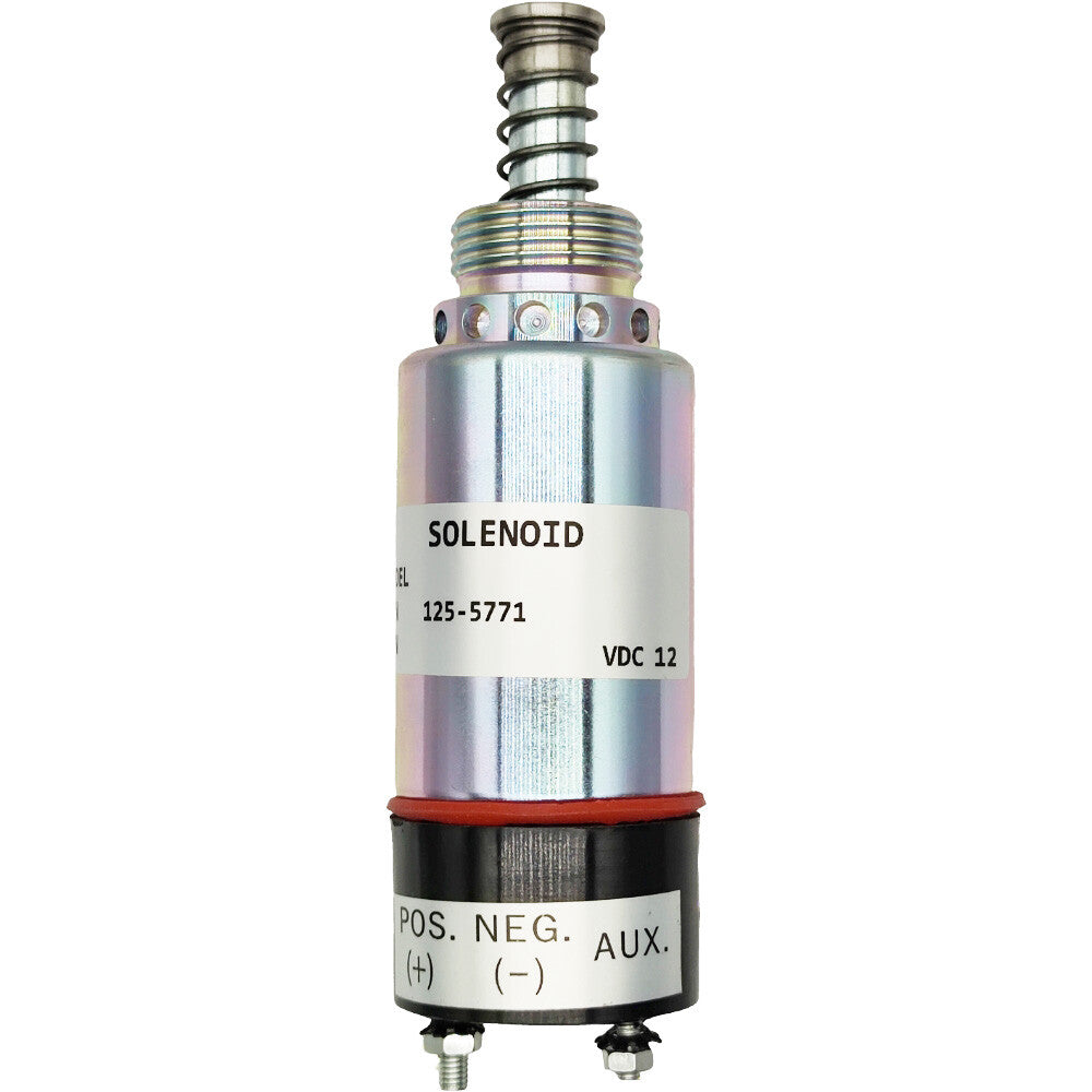 12V Fuel Shutoff Solenoid for Caterpillar Asphalt Paver AP-1000 AP-1050 9X-5312