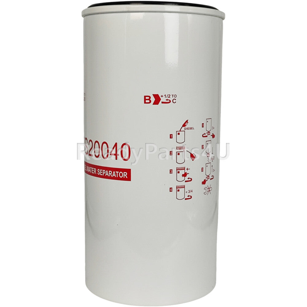 For International Truck Fuel Filter Water Separator Replace Fleetguard FS20040