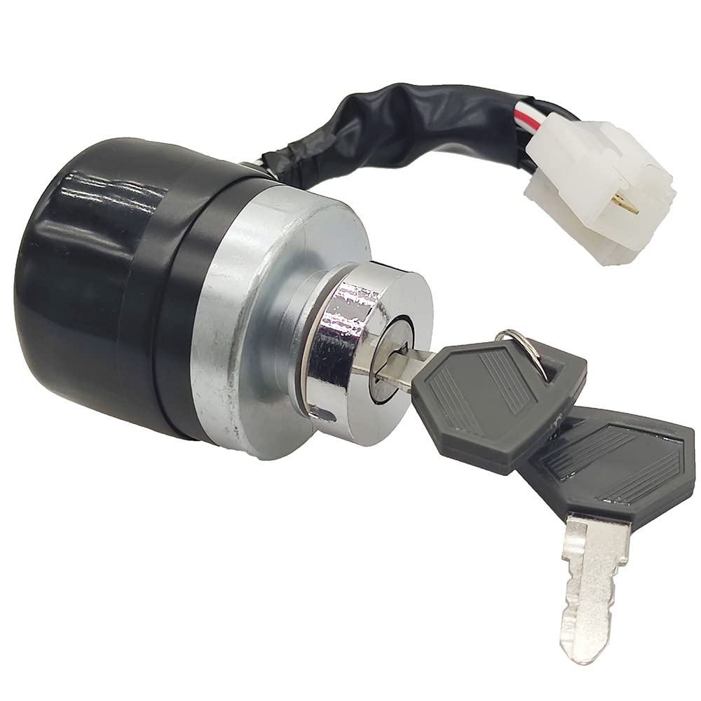 Starter Ignition Switch 1A7335-52110 194940-52110 Compatible with CubCadet Yanmar FX18 FX28D FX32 FX32D FX42 FX42D FF145D Yanmar ViO35-6A Excavator John Deere 770 870 970 1070 790 990 4005