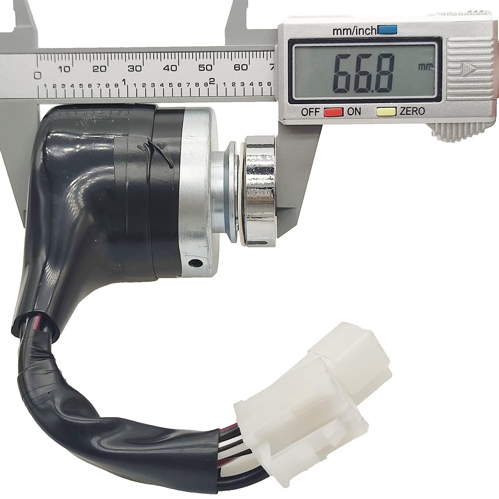 Starter Ignition Switch 1A7335-52110 194940-52110 Compatible with CubCadet Yanmar FX18 FX28D FX32 FX32D FX42 FX42D FF145D Yanmar ViO35-6A Excavator John Deere 770 870 970 1070 790 990 4005