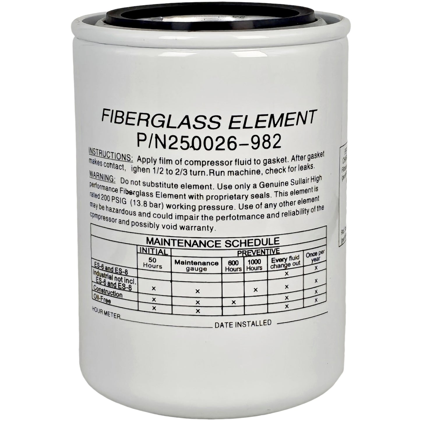 02250050-602 Oil Filter 2250050602 Fit for Sullair Air Compressor