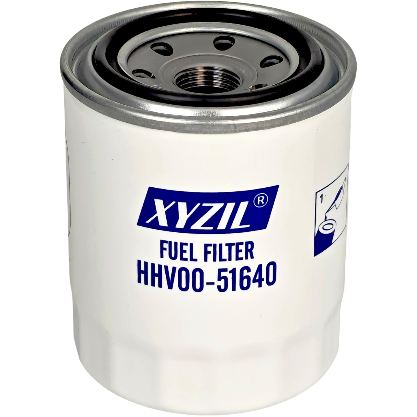 Fuel Filter HHV00-51640 for Kubota SVL75-2C SVL95-2S Track Loader V3800 Engine