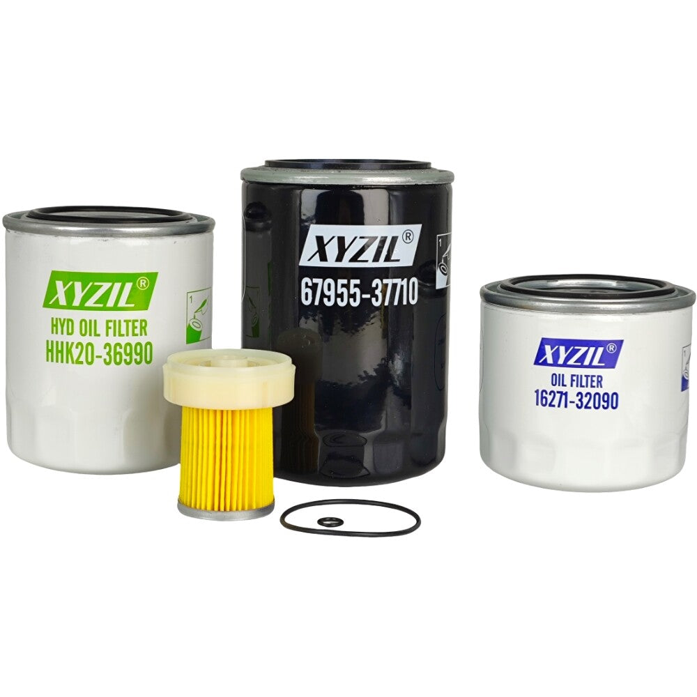 Filter Kit for Kubota B26 B2301HSD B2410HSD B2630HSD B2410HSDB B2410HSE B2601HSD