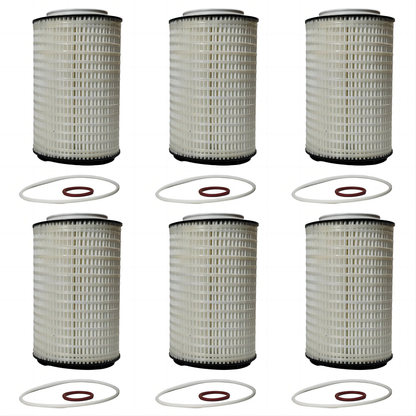 6X P551088 Lube Oil Filter Cartridge for MaxxForce 11 13 Engine 380936 LF17549