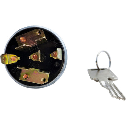 Ignition Switch 31-280 4 Position 7 Pin for Bobcat 31-280-31-280 Tractor w/Key