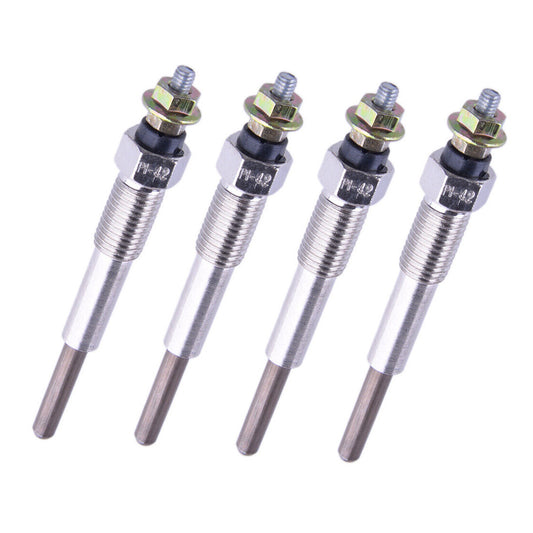 4X 12V Glow Plug Fit Isuzu C240 C190 C201 C221 4FA1 Diesel Engine 9-82511978-0