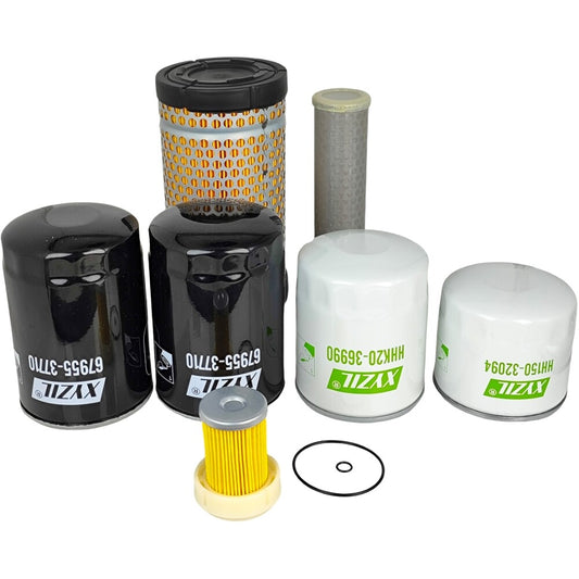 Air Fuel Hyd Oil Filter Kit for Kubota B7610HSD B7510HSD B2650HSDC B2630HSD