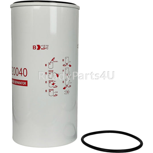 For International Truck Fuel Filter Water Separator Replace Fleetguard FS20040