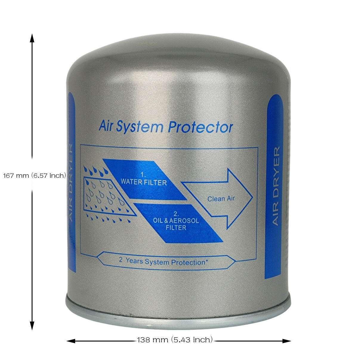 Replace Wabco 4329012482 Coalescing Desiccant Cartridge