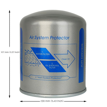 Replace Wabco 4329012482 Coalescing Desiccant Cartridge