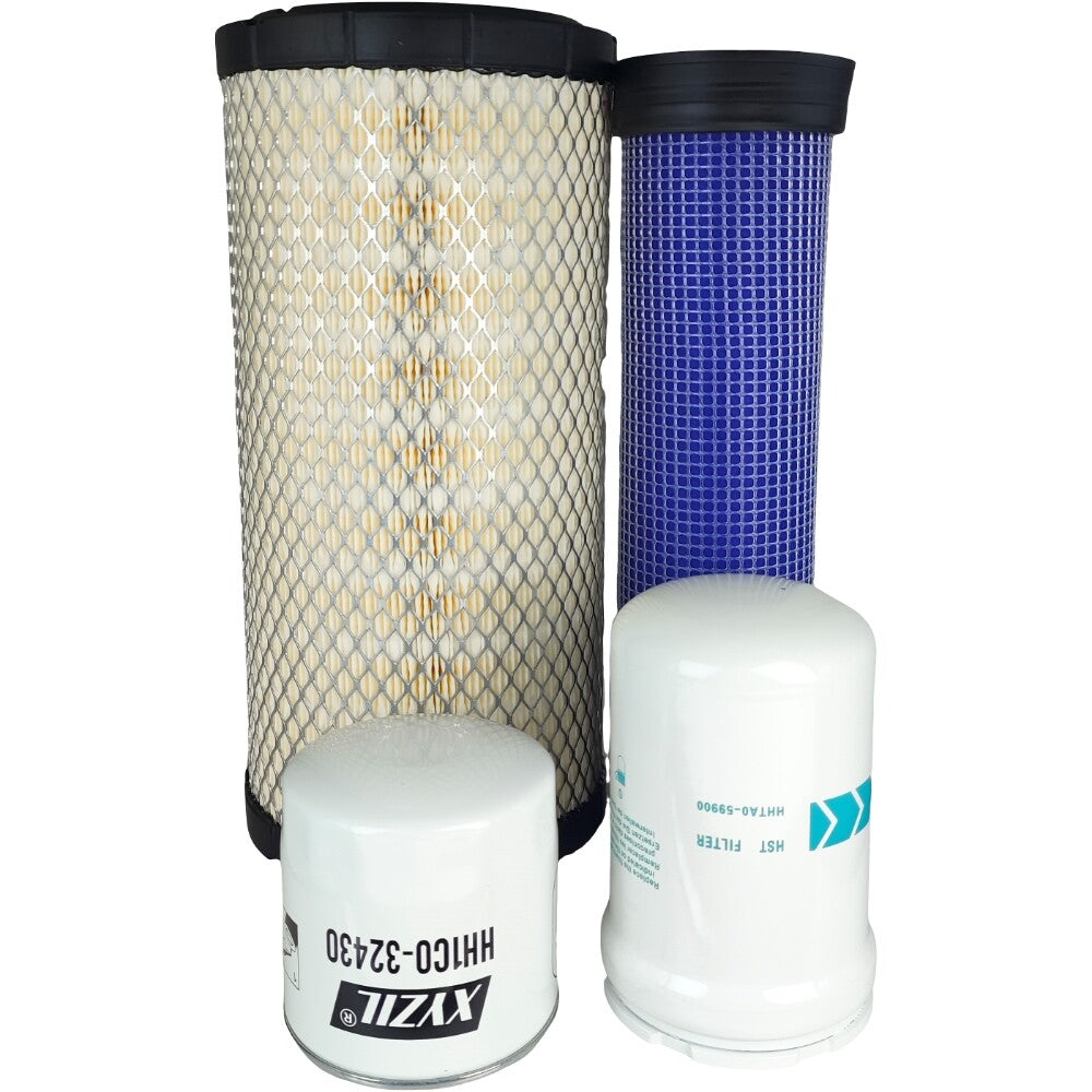 Maintenance Filter Kit for Kubota SVL90 SVL90C SVL90-2 SVL90-2C Engine V3800