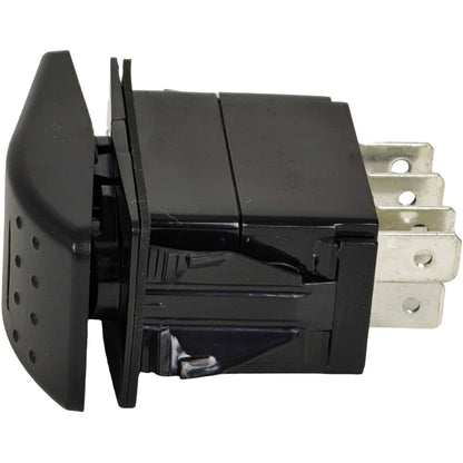 7 Pin ON-Off-ON Rocker Switch 91473127 for JLG with Red Light Carling