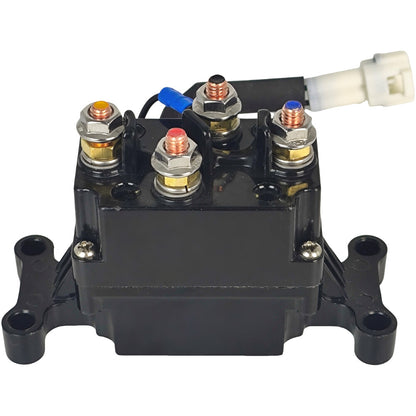 12V Winch Solenoid Relay 4015095 4013465 Fit for Polaris ATV UTV 2000-5000lbs