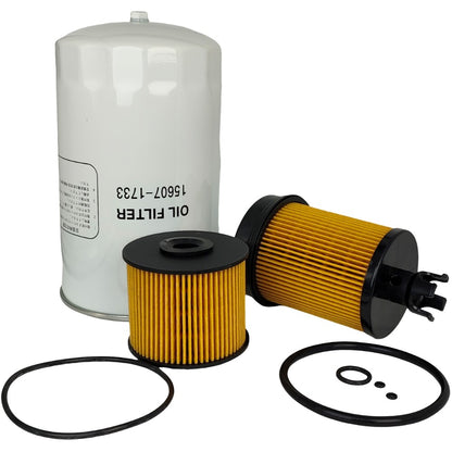 23304-EV360 Oil Fuel Filter Kit 23304-78090 15607-1733 for Hino 195 2013-2020