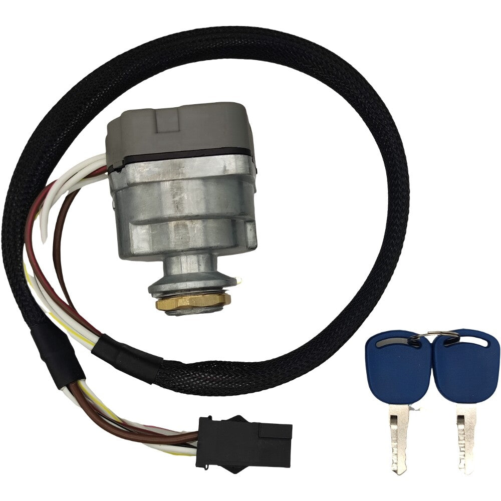 Ignition Key Switch 87561528 81864288 for Ford New Holland Tractor TS TM Series
