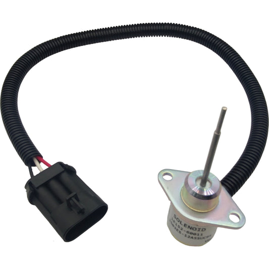 12V Shutdown Solenoid Fit for Kubota Yanmar 1E152-60011 1503ES-12A5SUC9S V2203
