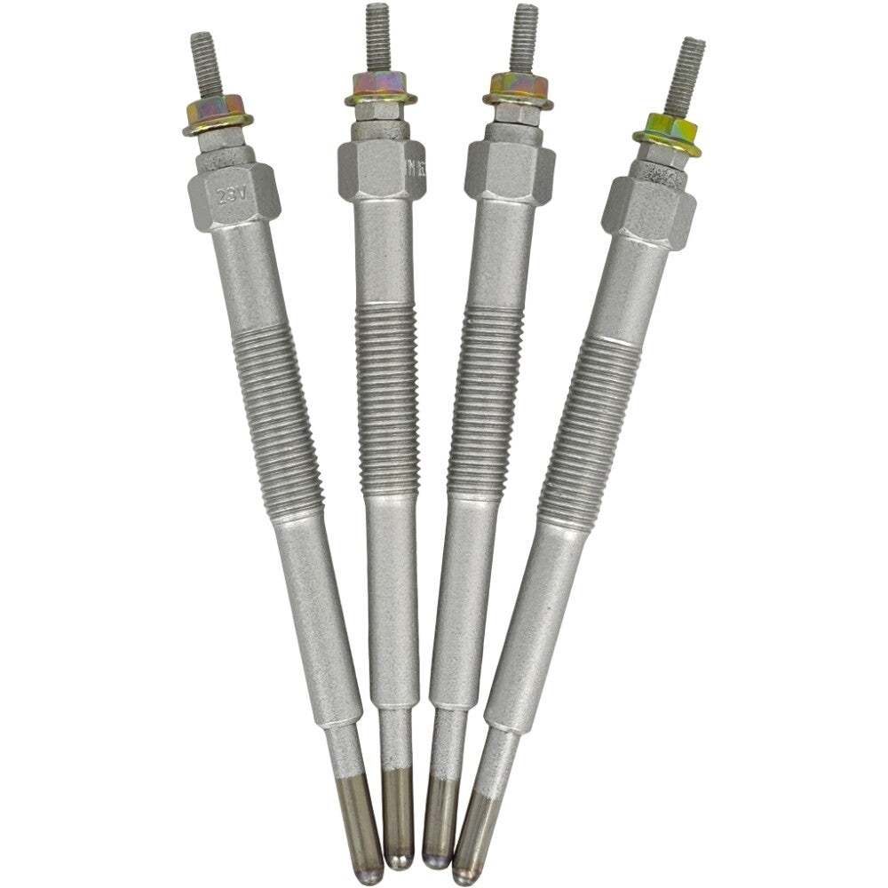 4X Glow Plug For Mitsubishi Fuso Canter FE439 FE439 FG325 4D32 FG335 4D34 24V