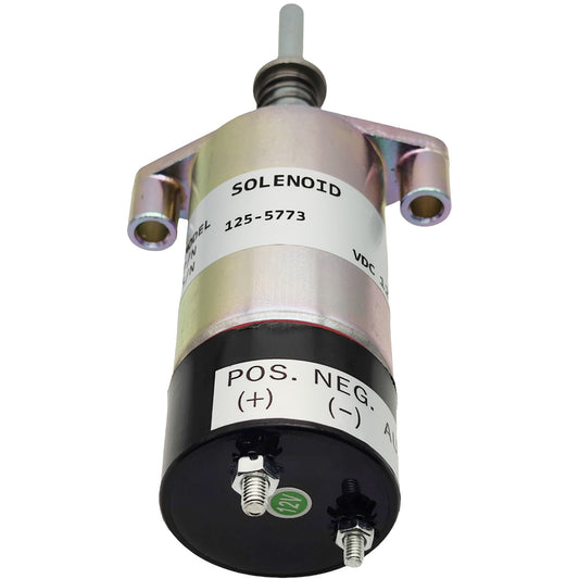 125-5773 12V Solenoid Fuel shutoff 8C9986 for CAT 3204 3304 3304B 3306 3306B