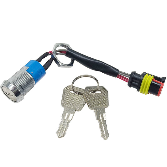 Ignition Switch Start Key 1220-520002-AC for Big Joe Electric Forklift E30 EZ30