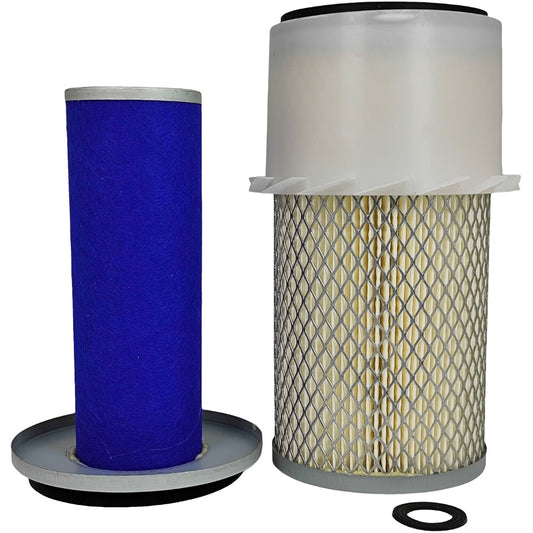 Outer Inner Air Filter Set for John Deere AM108185 AM108184 Secondary Primary