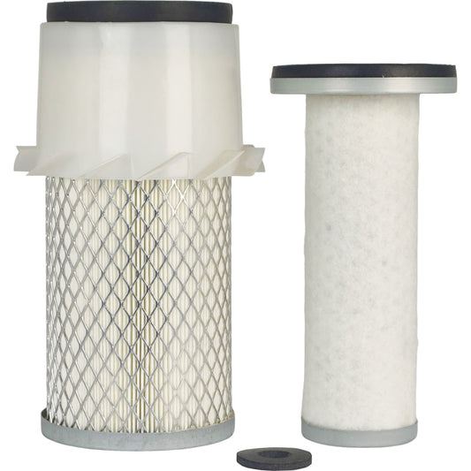 Outer Inner Air Filter Set AM108243 M75144 Fit for John Deere Loader 375 3375